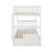 Twin Over Twin Bunk Bed With Ladders And Drawers-424441333