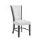 Chaise de salle à manger rembourrée 2 pièces Glam