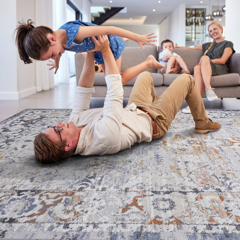 Collection 2X3/Traditional Non-Shedding Living Room Bedroom Dining Home Office Stylish And Stain Resistant Area Rug