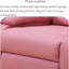 Fauteuil inclinable et pivotant en similicuir Sylvian-342921220