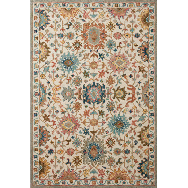 Bungalow Rose Hand Hooked Wool Oriental Indoor Rug & Reviews - Wayfair ...