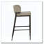Tabouret de bar en cuir et structure en métal-573522460