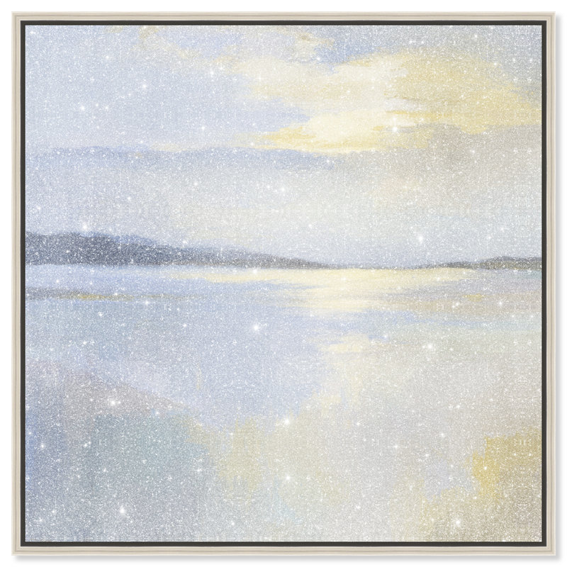 Sun After The Storm Print by Oliver Gal, 31"H x 31"W, Silver Floater Frame