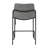 Upholstered Counter Stool with Metal Frame-907417103