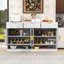 Armoire de rangement élégante avec amplement d'espace de rangement et tablettes réglables-804551408