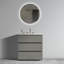 Meuble-lavabo avec lavabo et 3 trous pour robinet TIA-358934411-358934412