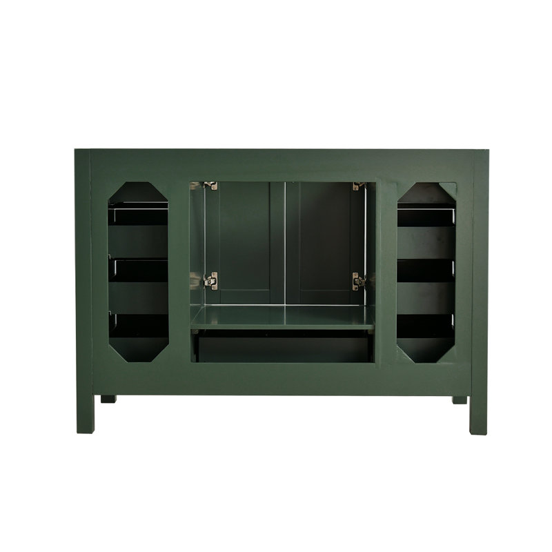 Meuble-lavabo 54 po avec lavabo simple Cholena, Vert