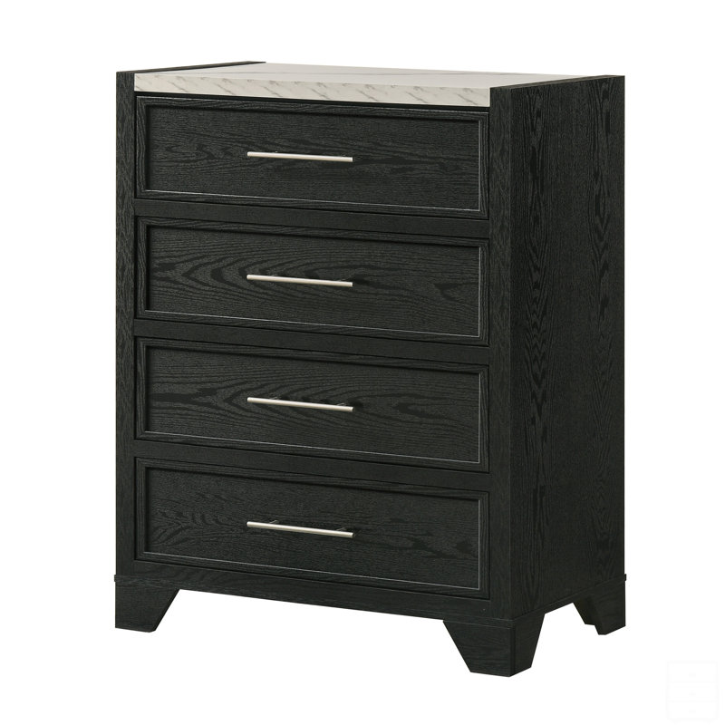 Commode haute 4 tiroirs 1pc