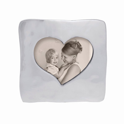 Let's Celebrate Silver Metal Embossed Picture Frame