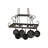43" Long Caiden 2 Light Pot Rack