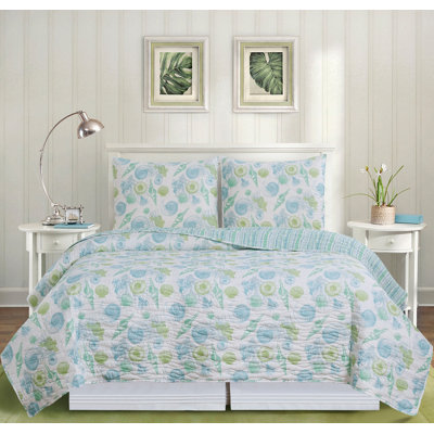 Delray Beach Coastal Quilt Set