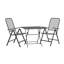 Linneman Square 2 - Person Long Dining Set-1855273902