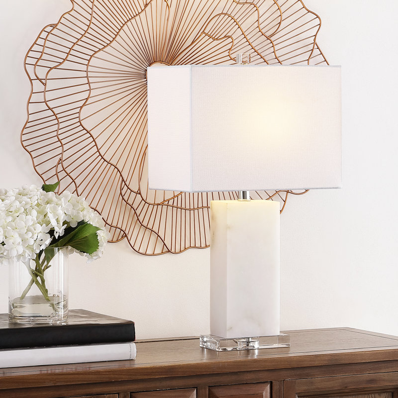Lampe de table blanche 24 po Teri