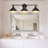  Balfor 3-Light Dimmable Matte Black Vanity Light
