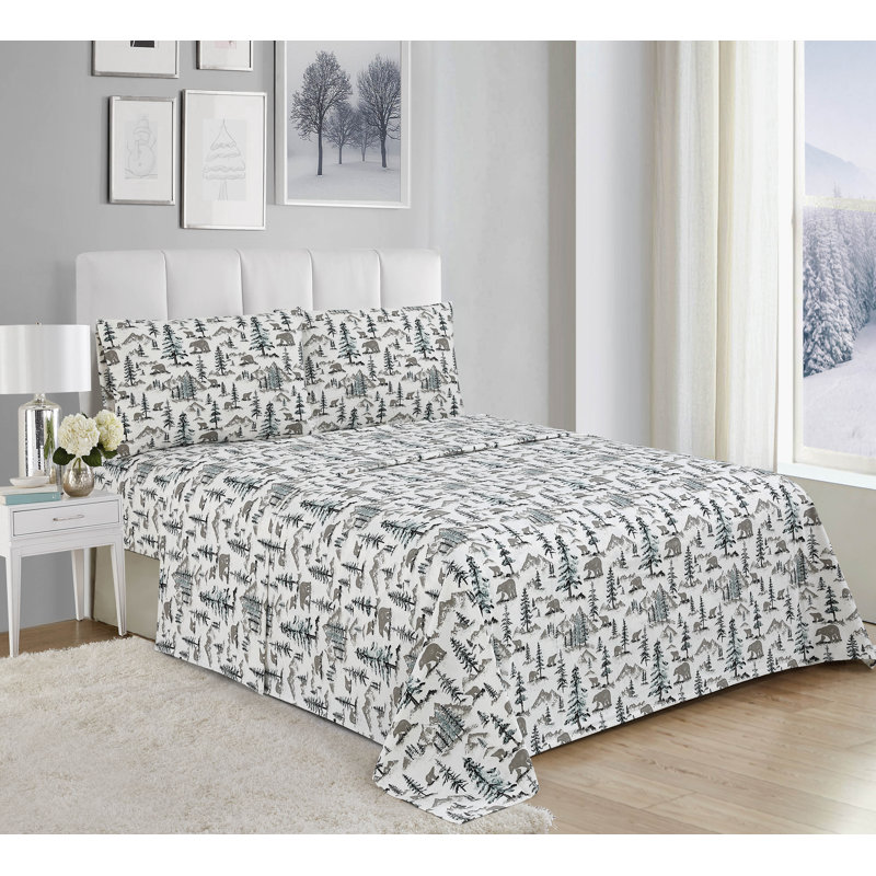  Ensemble de draps 100% coton 160 fils, Ensemble de draps pour lit simple + 1 drap-housse 