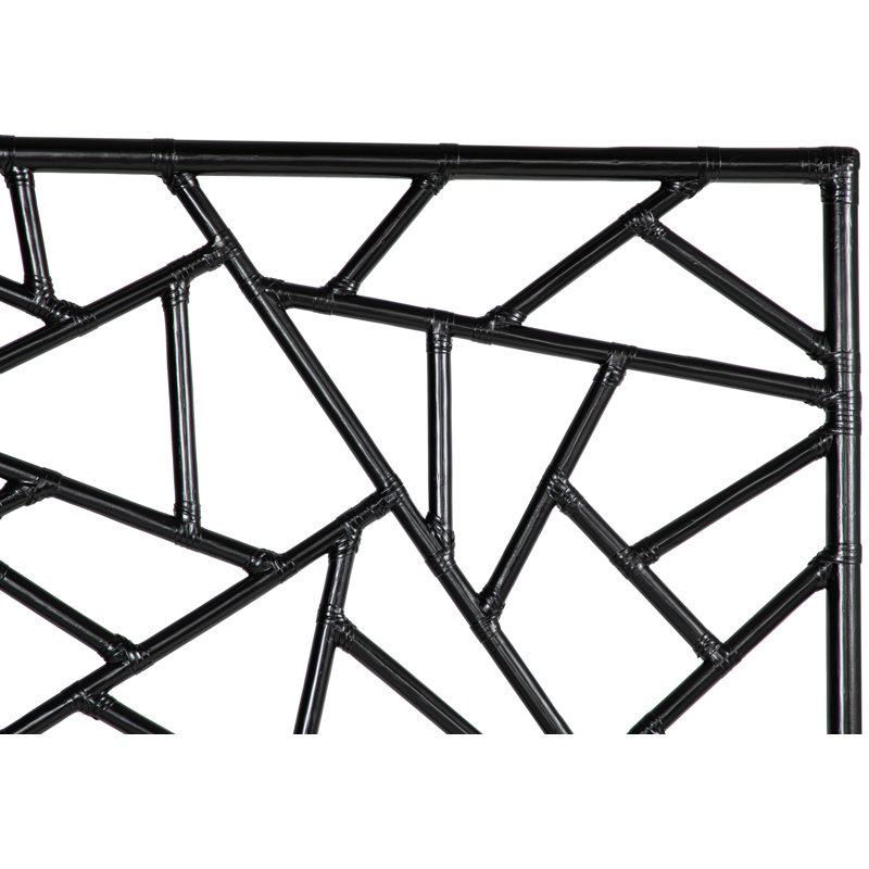 Tiffany Wicker/Rattan Open-Frame Headboard, Celery Green, Queen