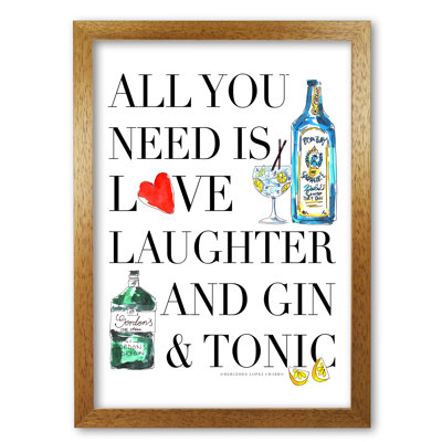Love, Laughter & Gin - Print