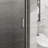 34"W x 72"H Pivoting Shower Door-121766412