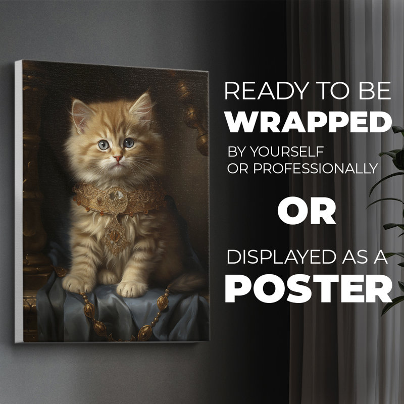 ANIMALS Series CCI - Impression sur toile seulement - NON-CADRE, H 48 po x l 32 po