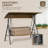 Patio Swing (Brown)