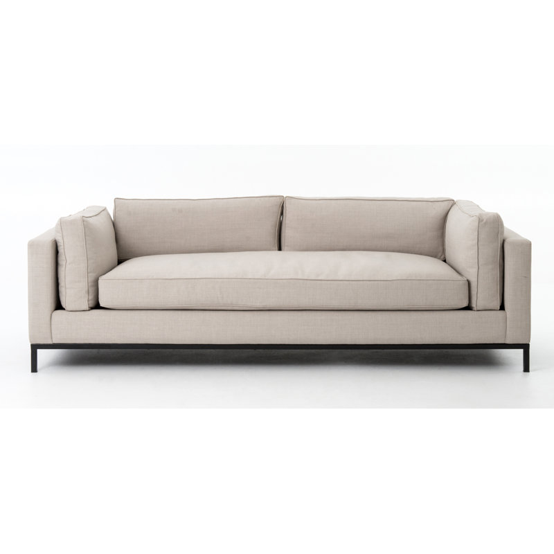 Grammercy Sofa, Beige Polyester Blend