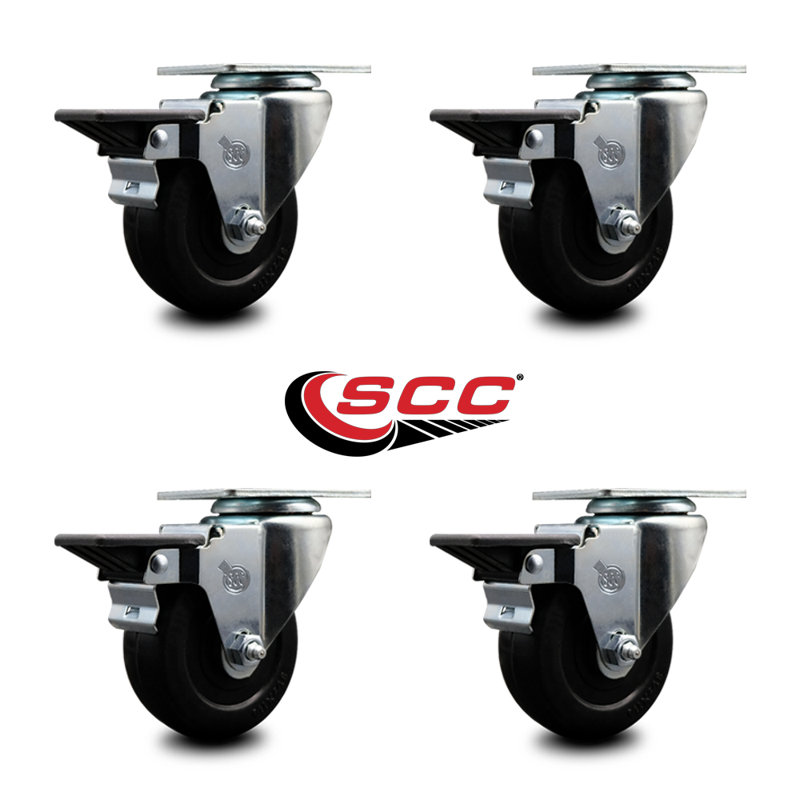 Rubber Caster Posi Brake Service