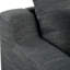 Confortable gris anthracite avec pieds en bois - cadre en contreplaqué pour espaces intérieurs Moments de détente en bois-121117716