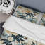 Ensemble de housse de couette Sandy Beige et bleu Hydrangea Tranquility - Floral-772720421