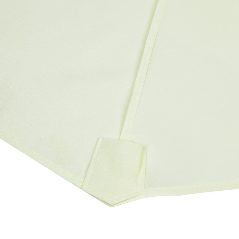Auvent de remplacement 9 pi pour parasol de patio, Beige