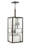 Yoshida 12-Light Unique / Statement Rectangle / Square Chandelier