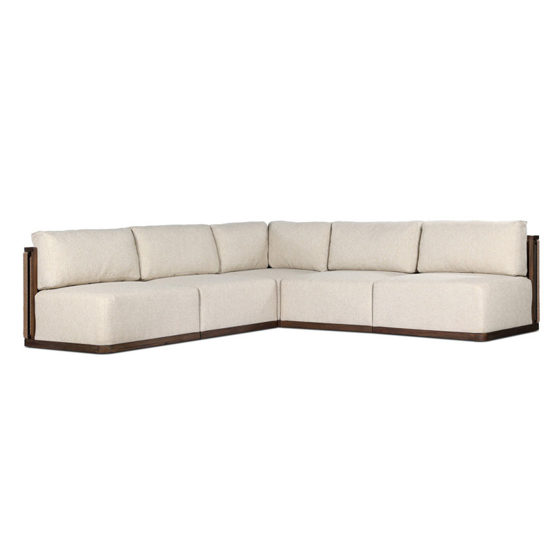 Brio Outdoor 5 - Seat Patio Sectional Set