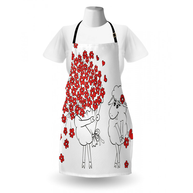 Valentine Valentine's Day Bib Apron