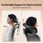 Fauteuil de bureau avec repose-pieds SIHOO, fauteuil de bureau à haut dossier avec accoudoirs rabattables, fauteuil ergonomique avec support lombaire dynamique adaptatif, verrou d'inclinaison à 90-135 °, 269 lb, noir-1396814152