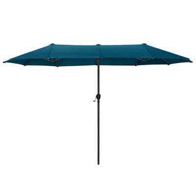 Aletse 156'' x 78'' Rectangular Market Umbrella