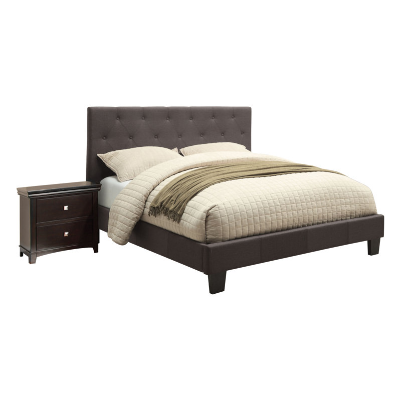 Tussey Piece Bedroom Set, Queen, Brown Cherry
