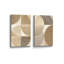 2 Piece Wrapped Canvas Wall Art