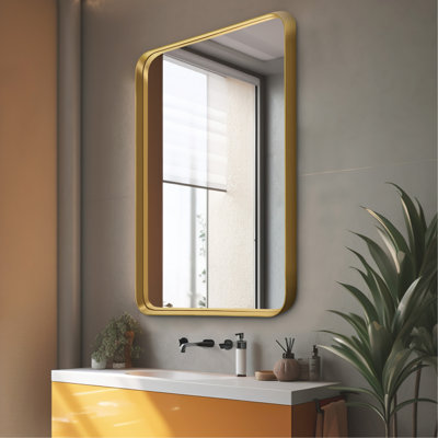Aubriona Metal Wall Mirror