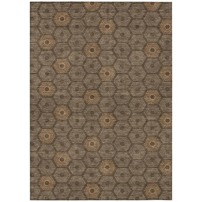 Machine Washable Indoor/Outdoor Chantille ACN2559 Geometric Rug