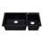 33.88'' L Double Bowl Granite Kitchen Sink-20524774