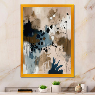 Blue Reflections II - Abstract Canvas Print