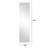 56X15inch Wall-Mounted Round-Angle Dressing Mirror High-Quality 5Mm Silver Mirror  Explosion-Proof Glass
