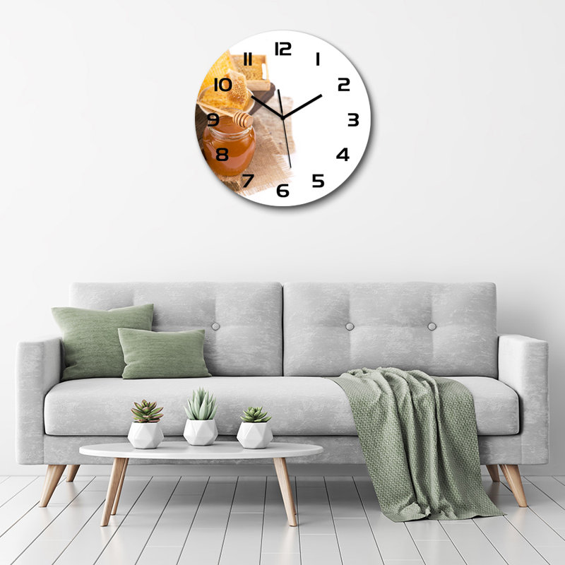Jerryn Glass Wall Clock