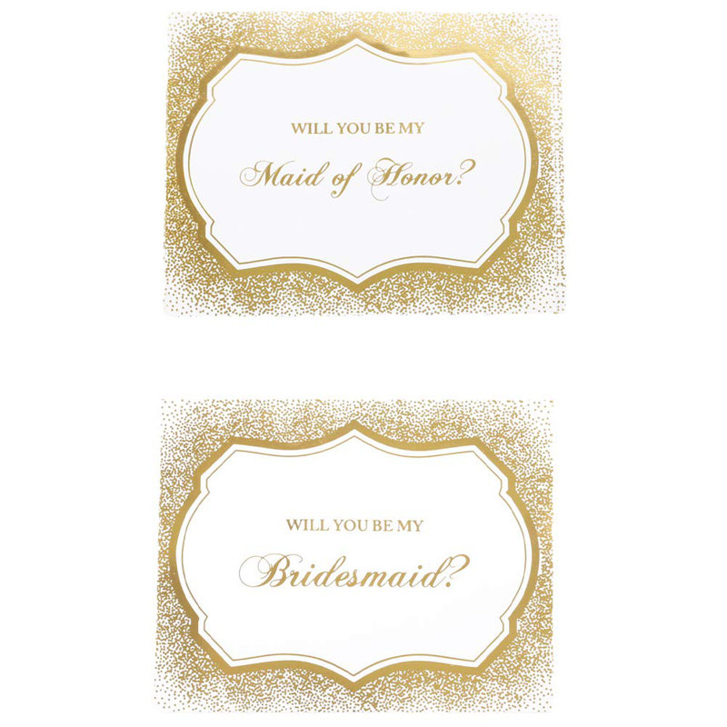 Étiquette de proposition bridesmaid