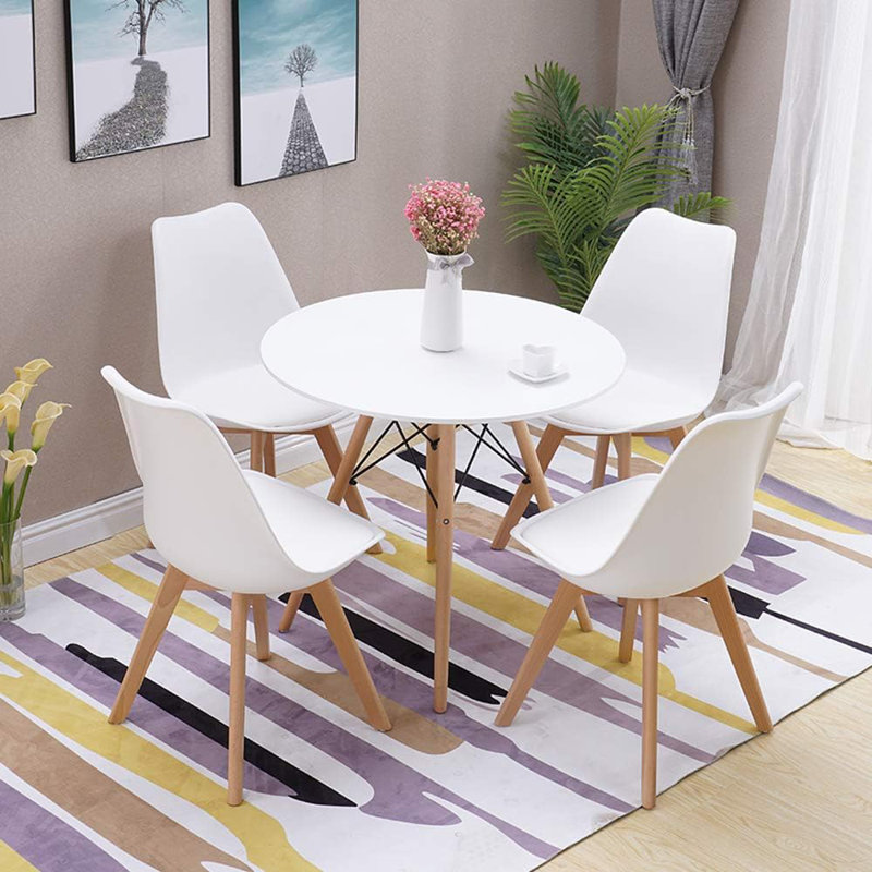 4 - Person Dining Set, White