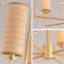 Lustre en rotin avec 6 lumières Boho