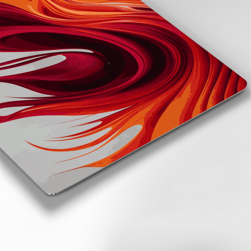 «Gradient Abstract», art mural gris en métal 8, H 20 po x l 30 po