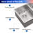 30'' L Double Bowl Stainless Steel Kitchen Sink