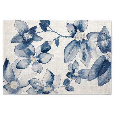 Ensemble de 4 napperons rectangulaires en mélange de coton Lark Manor ™ Blooming Whipers