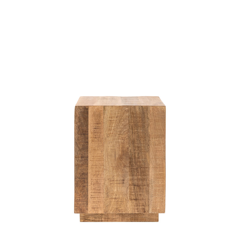 Farson Drum End Table, Natural
