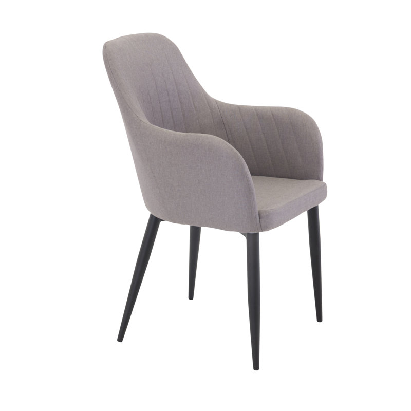 Nemeth 48.5cm H Polyester Blend Upholstered Armchair, Black